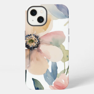 Minimalistische zarte Blumen iPhone 13 Hülle