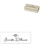 Minimalistische Zen-Kalligraphie-Signatur Gummistempel (Stempel)