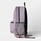 Minimalistische Zen-Landschaft Bedruckter Rucksack (Rechts)