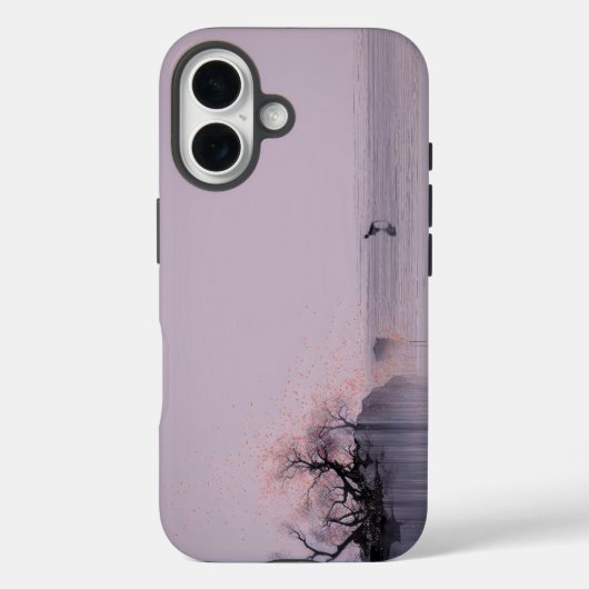 Minimalistische Zen-Landschaft Case-Mate iPhone Hülle (Rückseite)