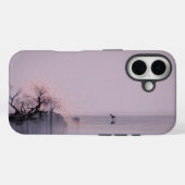 Minimalistische Zen-Landschaft Case-Mate iPhone Hülle (Rückseite (Horizontal))