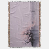 Minimalistische Zen-Landschaft Decke (Vorderseite Vertikal)