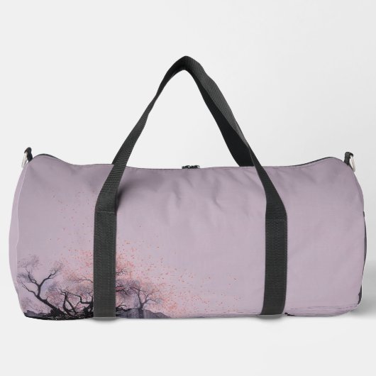 Minimalistische Zen-Landschaft Duffle Bag (Vorderseite)