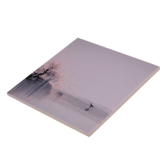 Minimalistische Zen-Landschaft Fliese (Seite)