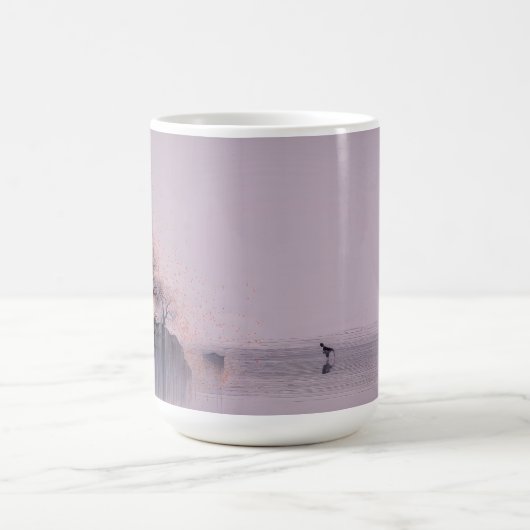 Minimalistische Zen-Landschaft Kaffeetasse (Mittel)