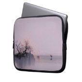 Minimalistische Zen-Landschaft Laptopschutzhülle (Vorderseite Links)