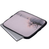 Minimalistische Zen-Landschaft Laptopschutzhülle (Vorne Knopf)