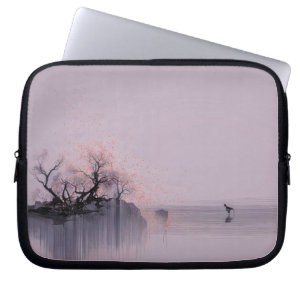 Minimalistische Zen-Landschaft Laptopschutzhülle