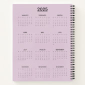 Minimalistische Zen-Landschaft Notizblock (Rückseite)