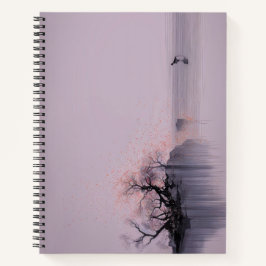 Minimalistische Zen-Landschaft Notizblock