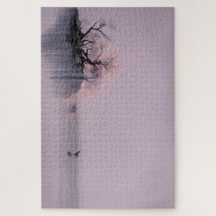 Minimalistische Zen-Landschaft Puzzle