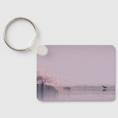 Minimalistische Zen-Landschaft Schlüsselanhänger (Rückseite)