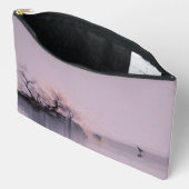 Minimalistische Zen-Landschaft Zubehörtasche (Offen)