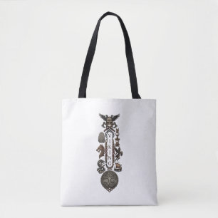 Minimalistische Zen-Symbolik Künstlerisches T-Shir Tasche