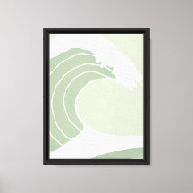 Minimalistische Zen-Tradition gerahmte Wandkunst