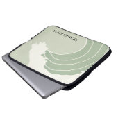 Minimalistische Zen-Tradition Laptopschutzhülle (Vorne Knopf)