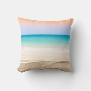 Minimalistische Zierkissen – Sonnenuntergang Ozean