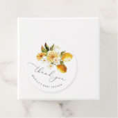 Minimalistische Zitronenbrause Geschenkanhänger (Beispiel)