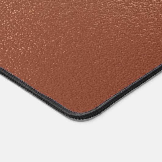 Minimalistische Zwei Monogramm-Rose-Imitate Gold-F Schreibtischunterlage (Ecke)