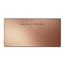 Minimalistische Zwei Monogramm-Rose-Imitate Gold-F