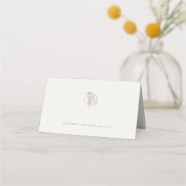 Minimalistische Zweig-Hochzeit-Platzkarte Platzkarte