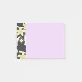 Minimalistische Zweige Blume Herz Liebe Valentine Post-it Klebezettel (Vorderseite)