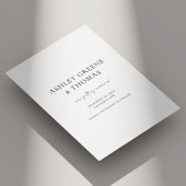 Minimalistische zweiseitige Foto-Save the Date-Kar Save The Date