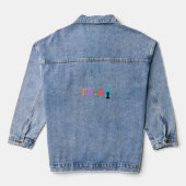 #MinimalistischeJeansjacke Jeansjacke (Rückseite)