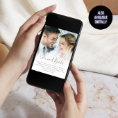 Minimalistischen 2 Fotos Liebe Vielen Dank für Ihr Karte