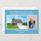 Minimalistischen 2 Fotos Wir bewegten uns Ankündig Ankündigung (Vorne/Hinten)