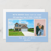 Minimalistischen 2 Fotos Wir bewegten uns Ankündig Ankündigung (Vorne/Hinten)