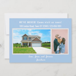 Minimalistischen 2 Fotos Wir bewegten uns Ankündig Ankündigung