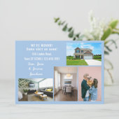 Minimalistischen 4 Fotos Wir bewegten uns Ankündig Ankündigung (Stehend Vorderseite)