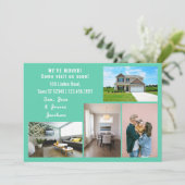 Minimalistischen 4 Fotos Wir bewegten uns Ankündig Ankündigung (Stehend Vorderseite)