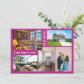 Minimalistischen 5 Fotos haben wir verschoben Ankü Ankündigung (Stehend Vorderseite)