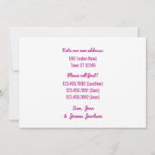 Minimalistischen 5 Fotos haben wir verschoben Ankü Ankündigung (Rückseite)