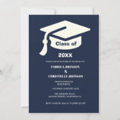 Minimalistischer Abschluss Ankündigung (Rückseite)