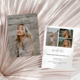 Minimalistischer Abschluss Ankündigung Moderner Gr