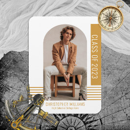 Minimalistischer Abschluss der modernen Klasse Magnet