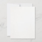 Minimalistischer Abschluss Einladung (Rückseite)