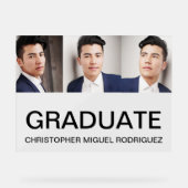 Minimalistischer Abschluss für FotoCollage Acrylschild (Vorderseite)