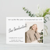 Minimalistischer Abschluss für , leicht gestuftes Ankündigung (Stehend Vorderseite)