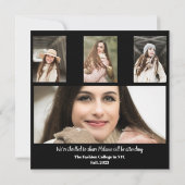 Minimalistischer Abschluss für moderne Fotosammlun Ankündigung (Rückseite)