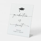 Minimalistischer Abschluss ist süß Sockelschild (Vorderseite)