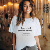 Minimalistischer Abschluss T-Shirt