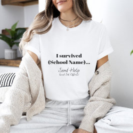 Minimalistischer Abschluss T-Shirt