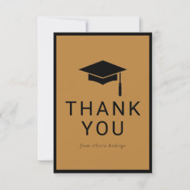 Minimalistischer Abschluss Vielen Dank, dass Sie d Mitteilungskarte