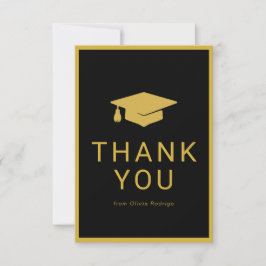 Minimalistischer Abschluss Vielen Dank, dass Sie d Mitteilungskarte