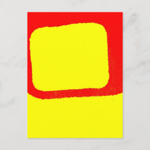 Minimalistischer Abstrakt Postkarte