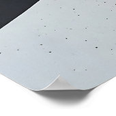 Minimalistischer abstrakter blauer Grau Beige Poster (Ecke)